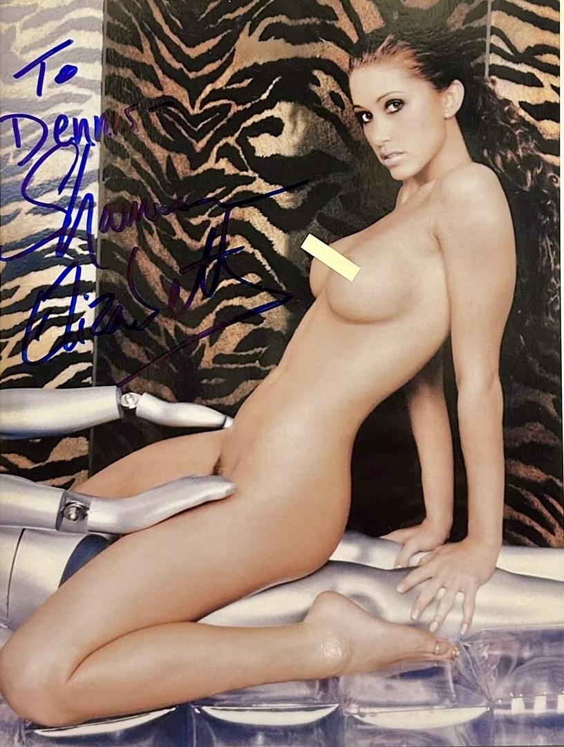 Shannon Elizabeth (American Pie) sexy signed 8x10 PSA COA